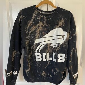 Buffalo Bills Tie Dye CrewNeck Sweatshirt